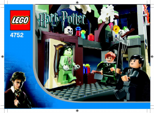 Manual Lego set 4752 Harry Potter Professor Lupins classroom
