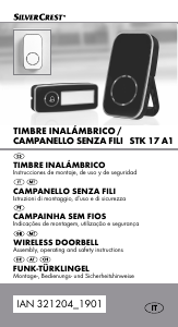 Manual SilverCrest IAN 321204 Campainha da porta