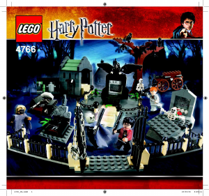Bruksanvisning Lego set 4766 Harry Potter Kyrkogård duell