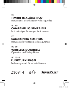 Manual SilverCrest IAN 75276 Campainha da porta