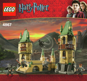 Manual Lego set 4867 Harry Potter Hogwarts