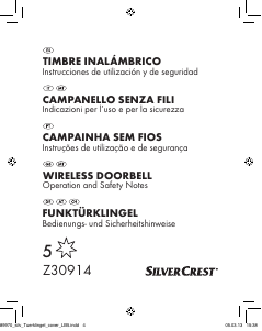 Manual SilverCrest IAN 89970 Campainha da porta