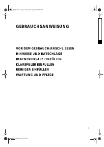 Bedienungsanleitung Bauknecht GSIS 6321/3 WS Geschirrspüler
