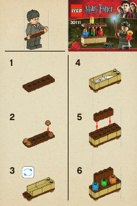Manual de uso Lego set 30111 Harry Potter El laboratorio