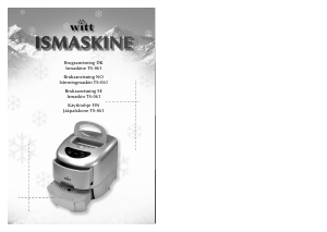 Bruksanvisning Witt TS-061 Isbitmaskin