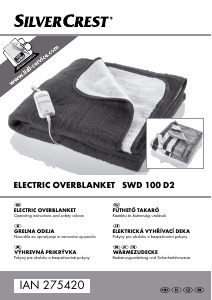Manuál SilverCrest IAN 275420 Elektrická deka