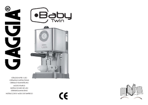 Manual Gaggia RI8159 Baby Twin Máquina de café expresso