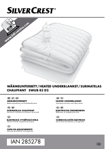 Manual SilverCrest IAN 285278 Cobertor eléctrico
