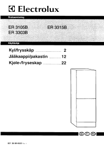Bruksanvisning Electrolux ER3105B Kyl-frys