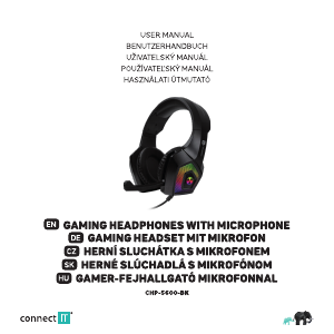 Manuál Connect IT CHP-5600-BK Sluchátková sada
