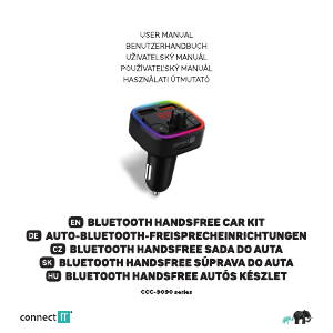 Handleiding Connect IT CCC-9090-BK Carkit