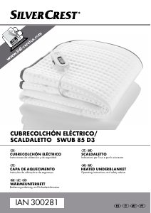 Manual SilverCrest IAN 300281 Cobertor eléctrico