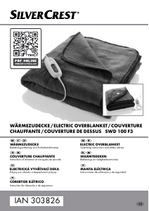 Manual SilverCrest IAN 303826 Cobertor eléctrico