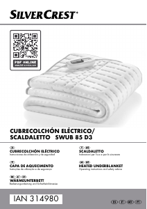 Manual de uso SilverCrest IAN 314980 Manta eléctrica