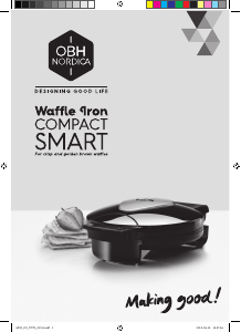 Bruksanvisning OBH Nordica 6959 Compact Smart Vaffeljern