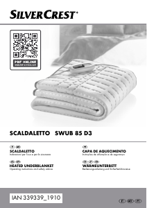 Manual SilverCrest IAN 339339 Cobertor eléctrico