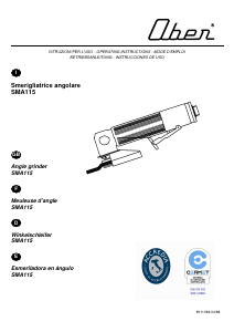 Manual de uso Ober SMA115 Amoladora angular