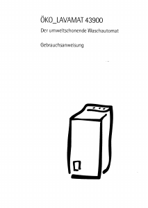 Bedienungsanleitung AEG LAV43900 Waschmaschine