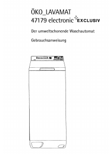 Bedienungsanleitung AEG LAV47179 Waschmaschine