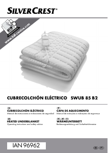 Manual de uso SilverCrest IAN 96962 Manta eléctrica