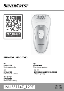 Manual SilverCrest IAN 331147 Epilator