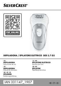 Manual de uso SilverCrest IAN 331147 Depiladora