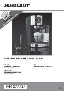 Наръчник SilverCrest IAN 277727 Машина за еспресо