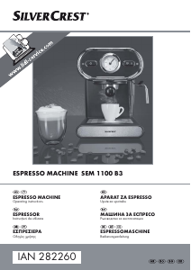 Manual SilverCrest IAN 282260 Espressor