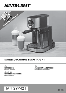 Manual SilverCrest IAN 297421 Espressor