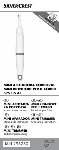 Manuale SilverCrest IAN 298780 Trimmer per sopracciglio