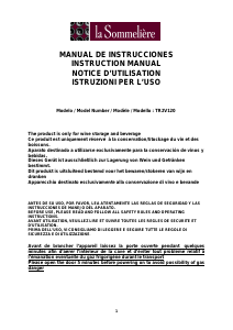 Bruksanvisning La Sommelière TR2V120 Vinkyl