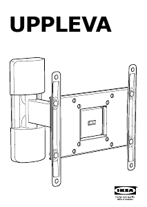 Посібник IKEA UPPLEVA (20kg) Настінне кріплення