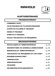 Bruksanvisning Bauknecht TRKA-HP 7682 Tørketrommel