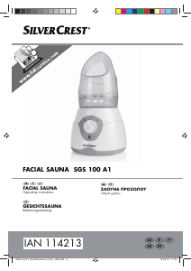 Kullanım kılavuzu SilverCrest IAN 114213 Yüz sauna