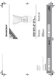 Manual de uso SilverCrest IAN 290476 Sauna facial