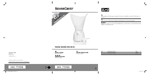 Manual SilverCrest IAN 75988 Sauna faciala