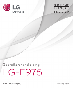 Bruksanvisning LG LG-E975 Optimus G Mobiltelefon