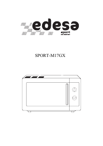 Manual de uso Edesa M17GX Microondas