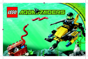 Manuale Lego set 7770 Aqua Raiders Caccia al tesoro nel mare profondo