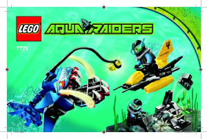 Manuale Lego set 7771 Aqua Raiders Agguato pescatore
