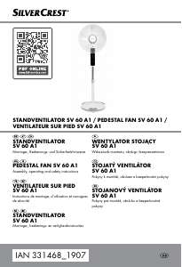 Instrukcja SilverCrest IAN 331468 Wentylator