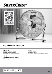 Manuale SilverCrest IAN 331575 Ventilatore