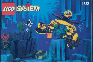 Bruksanvisning Lego set 1822 Aquanauts Bottentrål