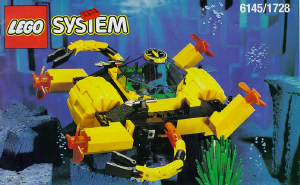 Manual Lego set 6145 Aquanauts Crystal crawler