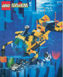 Manual de uso Lego set 6175 Aquanauts Submarino explorador