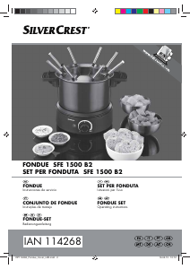 Manual SilverCrest IAN 114268 Fondue