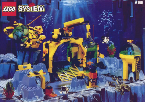 Mode d’emploi Lego set 6195 Aquanauts Laboratoire sous-marin Neptune