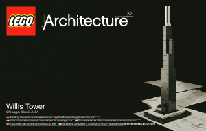 Bedienungsanleitung Lego set 21000 Architecture Willis Tower