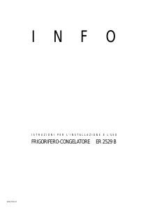 Manuale Electrolux ER2529B Frigorifero-congelatore