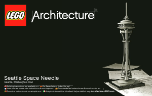 Bruksanvisning Lego set 21003 Architecture Seattle Space Needle
